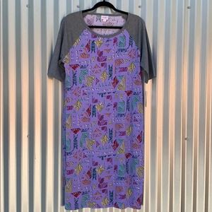 NWT Lularoe Julia Print Dress 3XL